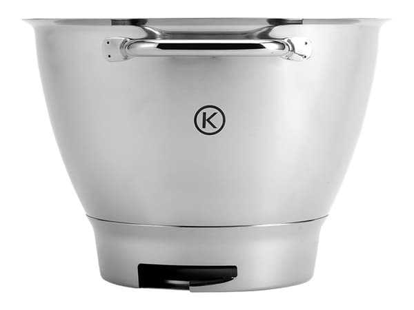 Kenwood KAT711SS - Skål - for stativmikser - polert rustfritt stål - for Chef KVC3103, KVC3105, KVC3150; Chef Sense KVC5100; Chef Titanium KVC7350