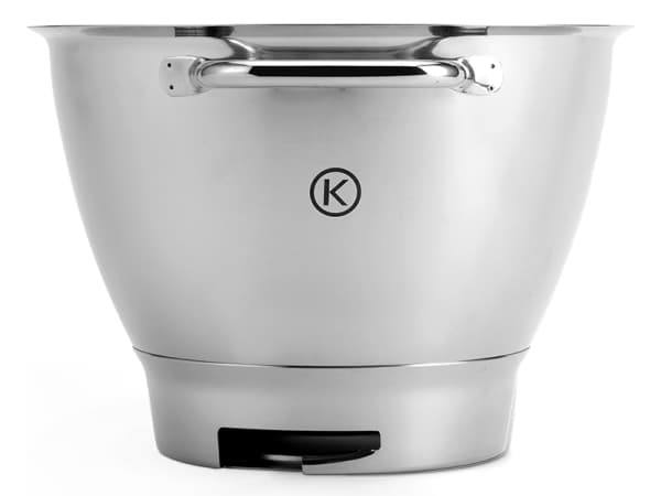 Kenwood KAT711SS - Skål - for stativmikser - polert rustfritt stål - for Chef KVC3103, KVC3105, KVC3150; Chef Sense KVC5100; Chef Titanium KVC7350