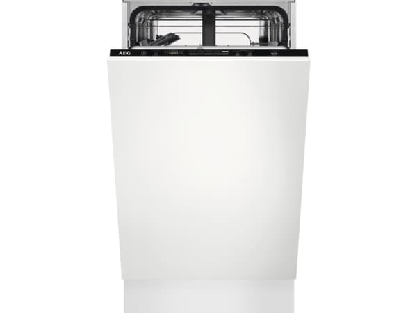 AEG FSE62417P, Halvintegrerad, Slimline (45 cm), 1,5 m, Korg, 9 kuvert, B