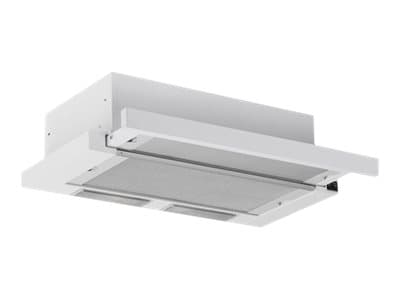 SILVERLINE SL 1152 V3 - Panser - teleskopisk - bredde: 59.8 cm - dybde: 30.5 cm - ekstraksjon og resirkulasjon (-) - hvit/stålfarge