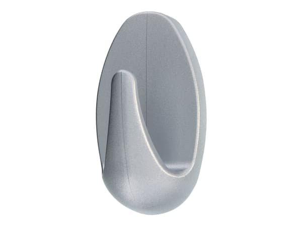 TESA 57519-00000, Universalkrok, Krom, Plast, 1 kg, 3 styck, Blåsa