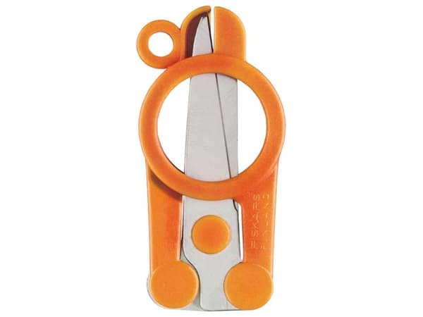 Fiskars 1005134, Rakt snitt, Single, Orange, Rostfritt stål, Universal, Ambidextrous