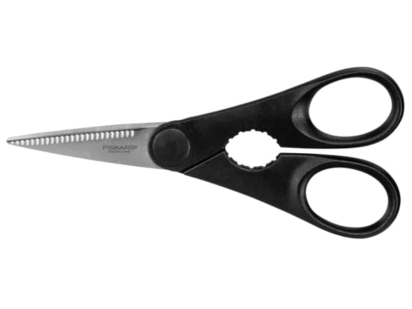 Fiskars 1023820, Universell, Sort, Rustfritt stål, Rustfritt stål, Plast, 55 HRC, 200 mm