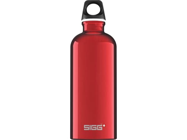 SIGG Traveller, 600 ml, Idretter, Rød, Aluminium, Voksen, Mann/kvinne