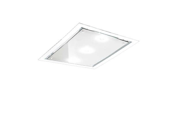 EICO Link Distante 90 W SM - Panser - tak - Nisje - bredde: 85 cm - dybde: 55 cm - uten motor - hvit / krystallhvit glass