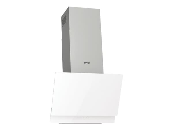 Gorenje Essential WHI649EXGW - Panser - skorsteinvinklet - bredde: 60 cm - dybde: 33.5 cm - ekstraksjon og resirkulasjon (-) - med intern motor - rus
