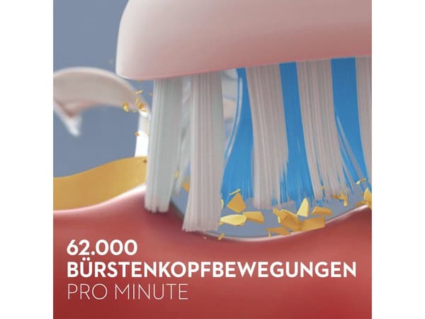 Oral-B Pulsonic Slim Luxe 4500, Vuxen, Ultraljudstandborste, Daglig vård, Känslig, Tandblekning, 62000 rörelser per minut, Platina, 2 min