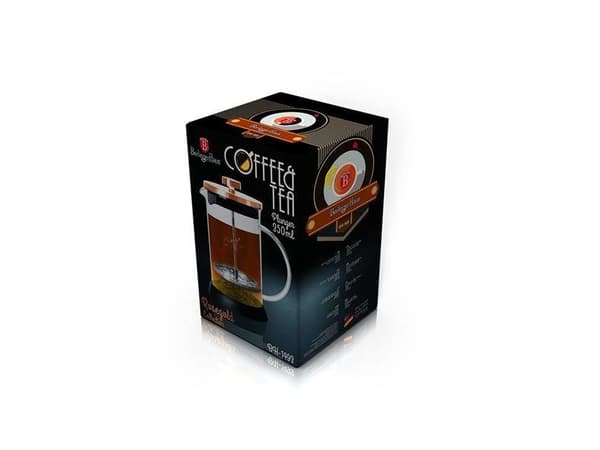 Berlinger Haus BH/1493, Fransk Presse, 0,35 l, Kobber, Glass, Silikon, Rustfritt stål, 1 stykker