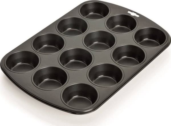 Kaiser 2300646206, Muffinsform, Oval, Flat overflate, 230 °C, Sort, Strykejern