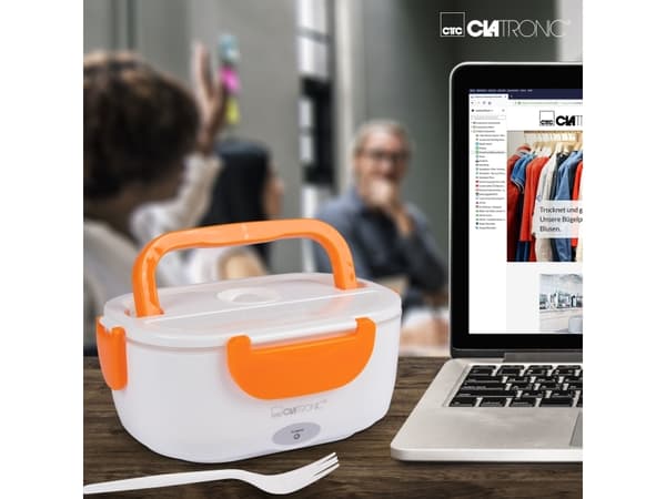 Clatronic LB 3719, 1,7 l, Oransje, Hvit, Voksen, Rektangulær, CE, AC