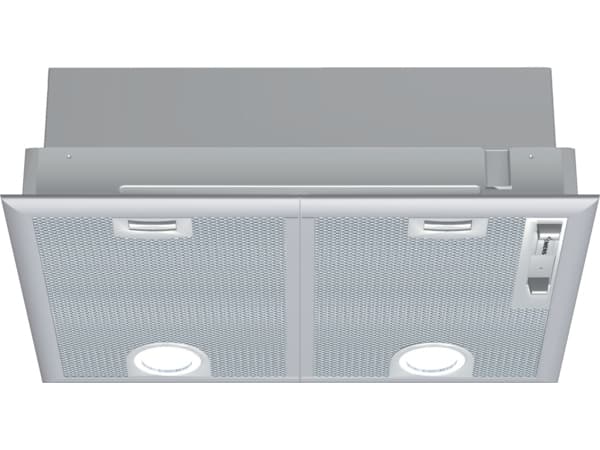 Siemens iQ300 LB55565 - Panser - hvelv - Nisje - bredde: 50 cm - dybde: 35 cm - ekstraksjon og resirkulasjon (-) - med intern motor - sølvmetallfarge