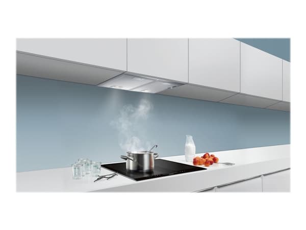 Siemens iQ300 LB55565 - Panser - hvelv - Nisje - bredde: 50 cm - dybde: 35 cm - ekstraksjon og resirkulasjon (-) - med intern motor - sølvmetallfarge