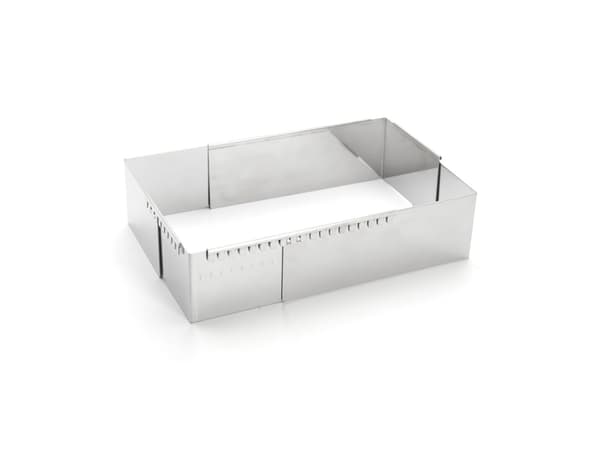de Buyer 3013.21, Kakkumuotti, Suorakulmainen, Ruostumaton teräs, Ruostumaton teräs, 115 mm, 215 mm