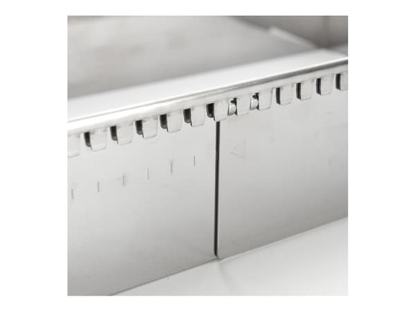 de Buyer 3013.21, Kakkumuotti, Suorakulmainen, Ruostumaton teräs, Ruostumaton teräs, 115 mm, 215 mm