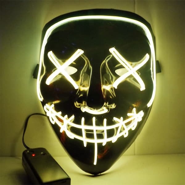El wire purge led naamio - Keltainen