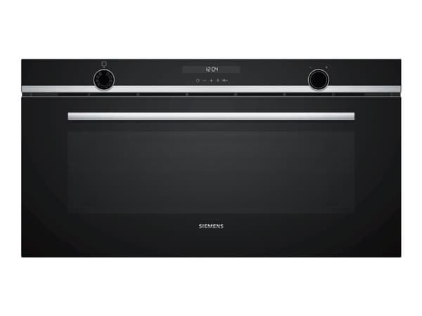 Siemens iQ500 VB558C0S0 - Ovn - innebygd - fordypning - bredde: 86 cm - dybde: 56 cm - høyde: 47.7 cm - med selvrens - Klasse A+ - rustfritt stål Sort