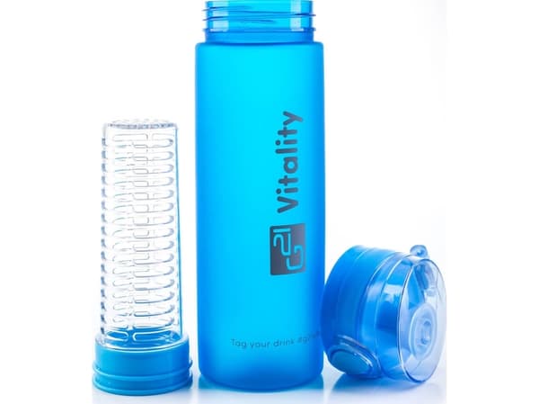 Drinking glass G21 60022124 (smoothies, juices) 600 ml blue