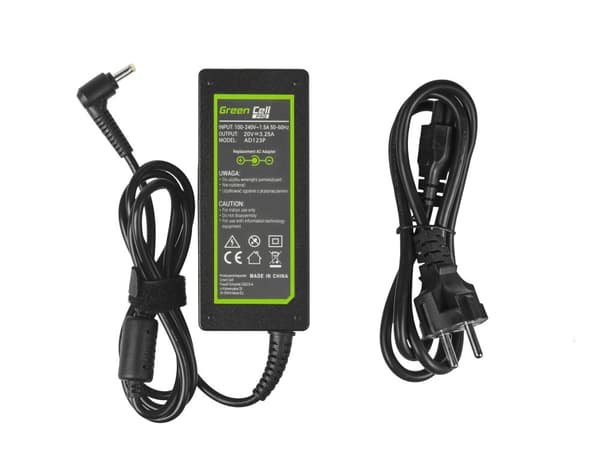 Green Cell laturi / AC Adapteri AC Adapter Lenovo 65W / 20V 3.25A / 4.0mm-1.7mm