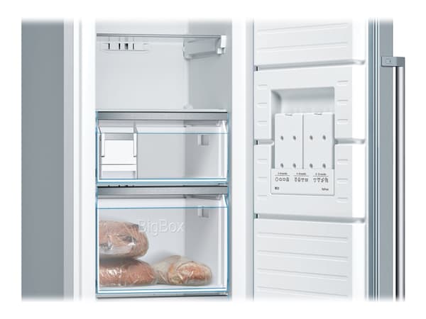 Bosch Serie 6 GSN36AIEP, 242 L, 20 kg/24h, SN-T, No Frost -järjestelmä, E, Ruostumaton teräs