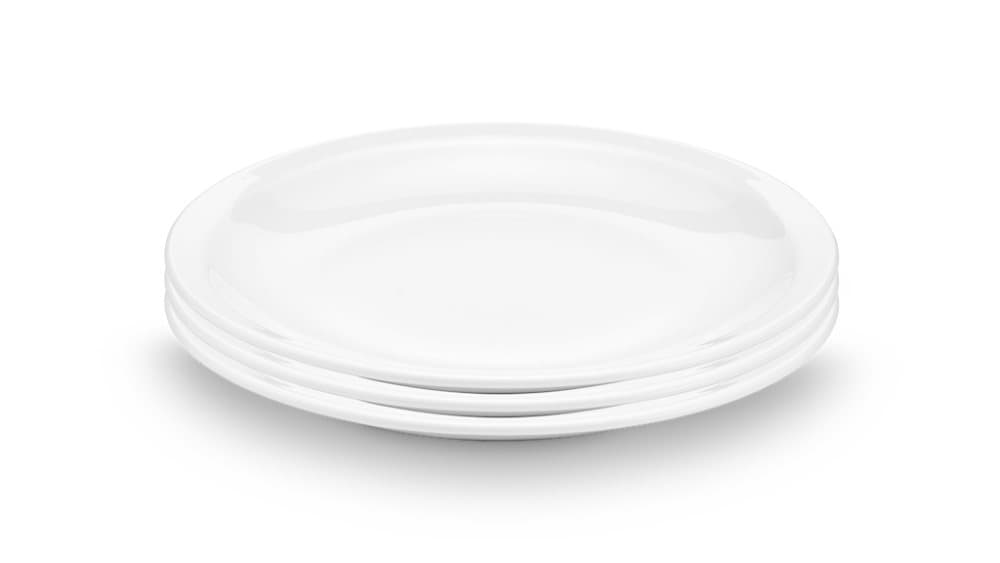 Bourges Tallrik Vit Ø20cm 3-pack