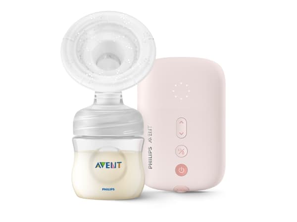 Philips AVENT SCF395/11 Sähkökäyttöinen rintapumppu, 120 ml, Elektroninen, Läpinäkyvä