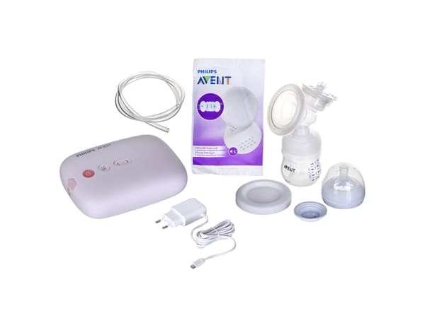 Philips AVENT SCF395/11 Sähkökäyttöinen rintapumppu, 120 ml, Elektroninen, Läpinäkyvä