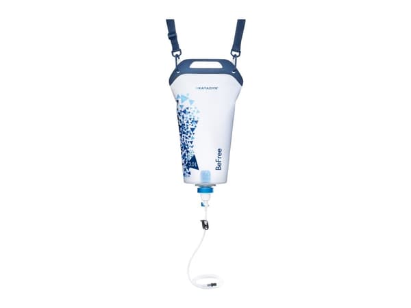 Katadyn BeFree Gravity, 3 L, Sininen, Valkoinen, Muovi, 2 l/min, 230 mm, 75 mm