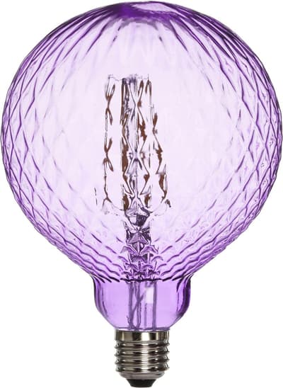 Elegance LED Cristal Cristal Purple 125mm
