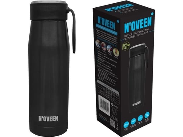 Noveen NOVEEN TB220 Grå Gjennomsiktig termoflaske 390 ml