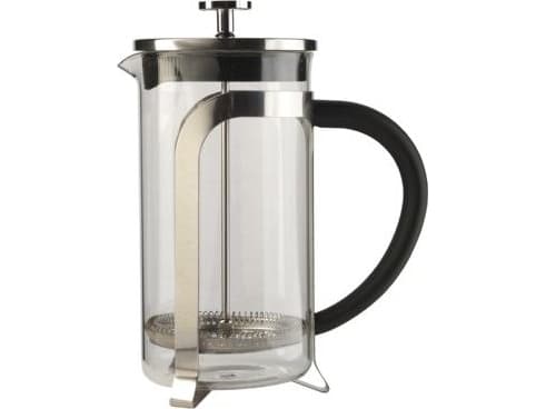 Leopold Vienna LV01533, Fransk Presse, 1 l, Sort, Rustfritt stål, Gjennomsiktig, Glass, Plast, Rustfritt stål
