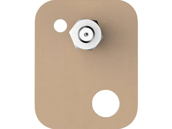 tesa 77905 tesa självhäftande skruv fyrkantig (L x B) 23 mm x 16 mm Beige Innehåll: 2 st