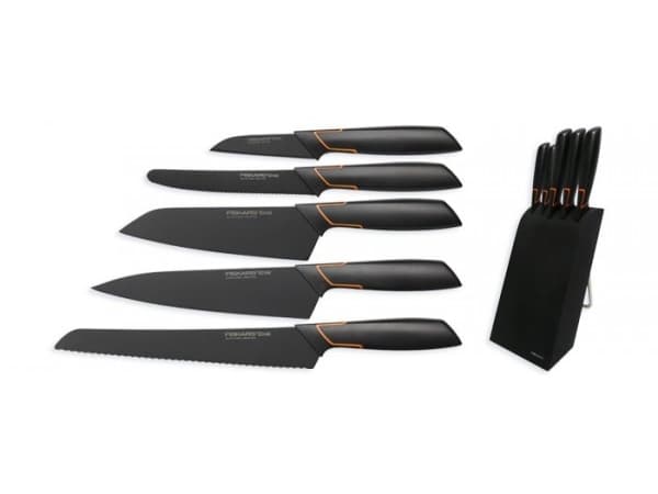 Fiskars 978791, Ruostumaton teräs, Musta, Musta, Oranssi