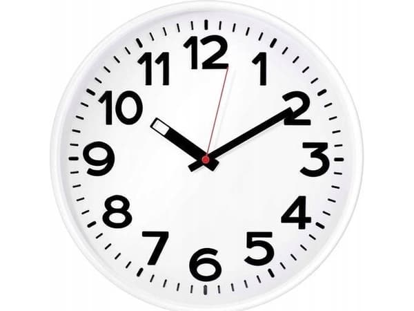 EUROTIME 82321 Quarz Vægur Hvid