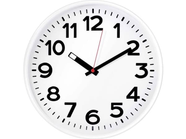 EUROTIME 82321 Quarz Vægur Hvid