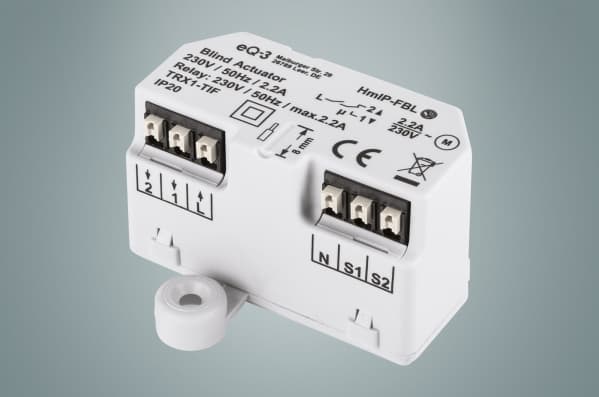 Homematic IP HmIP-FBL, Transmitter, Vit, 180 m, IP20, 0,2 W, 230 V