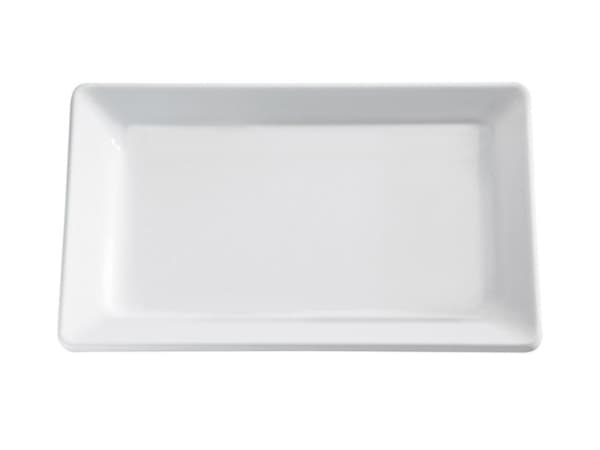 Fad Pure 2/4 GN 53x16.2x3 cm Rektangulær Melamin Hvid,1 stk