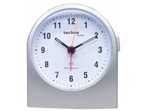 Technoline WT 753, Quartz-väckarklocka, Silver, Klassisk, Analog, Batteri, AA
