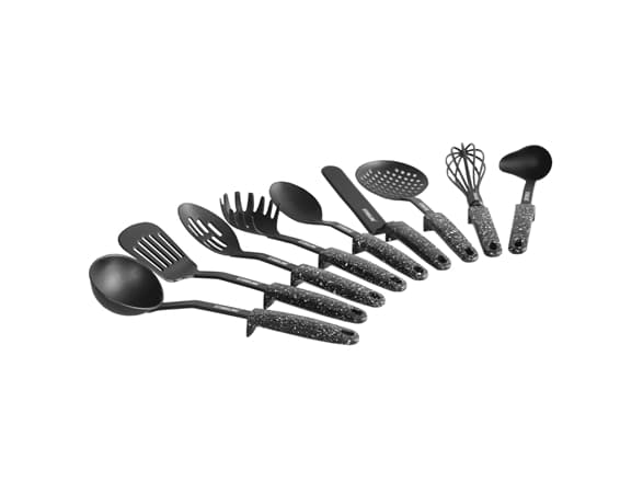 Stoneline Kitchen utensil set, Material nylon, handles made of PP, 9 pc(s), Dishwasher proof, black
