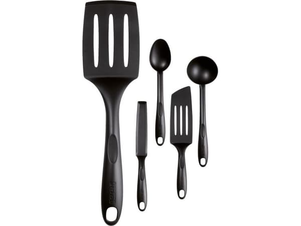TEFAL Köksredskapsset, material Nylon av hög kvalitet, Svart