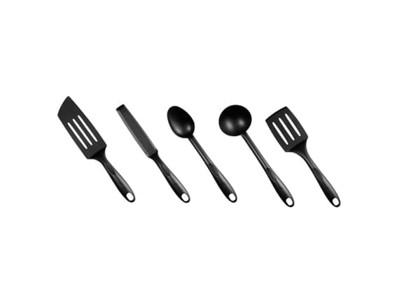 TEFAL Köksredskapsset, material Nylon av hög kvalitet, Svart