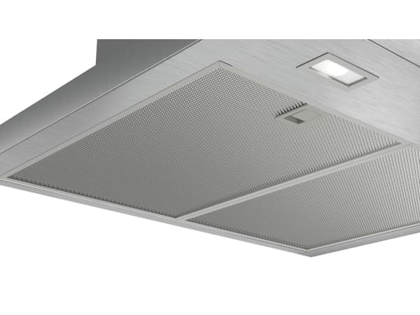 Bosch Serie | 4 DWQ66DM50 - Panser - røykkanal - bredde: 60 cm - dybde: 50 cm - ekstraksjon og resirkulasjon (-) - rustfritt stål