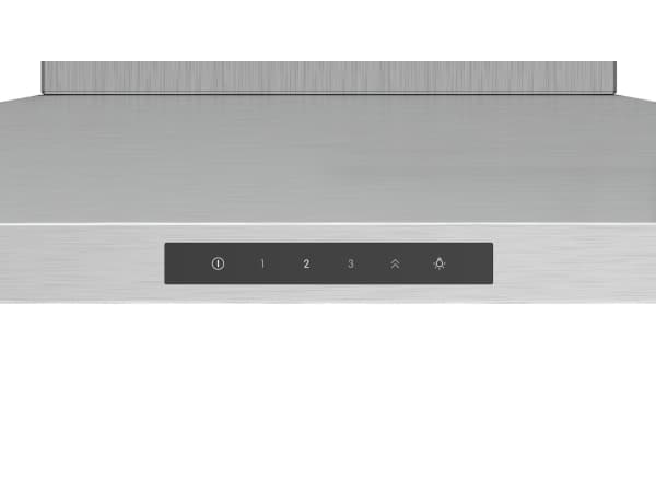 Bosch Serie | 4 DWQ66DM50 - Panser - røykkanal - bredde: 60 cm - dybde: 50 cm - ekstraksjon og resirkulasjon (-) - rustfritt stål