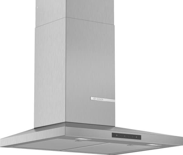 Bosch Serie | 4 DWQ66DM50 - Panser - røykkanal - bredde: 60 cm - dybde: 50 cm - ekstraksjon og resirkulasjon (-) - rustfritt stål