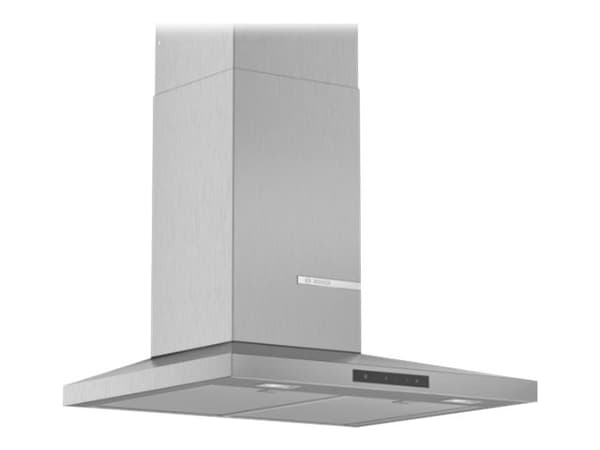 Bosch Serie | 4 DWQ66DM50 - Panser - røykkanal - bredde: 60 cm - dybde: 50 cm - ekstraksjon og resirkulasjon (-) - rustfritt stål