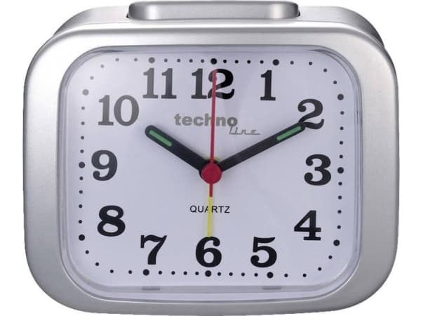 Techno Line Model XL silber Quarz Vækkeur Sølv Alarmtider 1 1 timertid