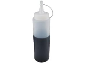 Plastflaska 350 ml Ø5,5x19 cm med lock Klar, 10 st/pk