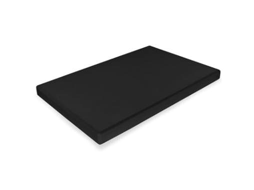 Skærebræt 50x30x2 cm med Fødder Polyethylen Sort,stk