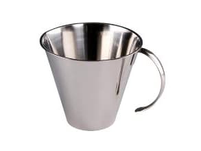 Målekande konisk 1 liter Ø15 x H13.1cm med Gradering rustfri stål