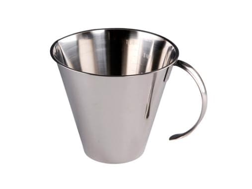 Målekande konisk 1 liter Ø15 x H13.1cm med Gradering rustfri stål