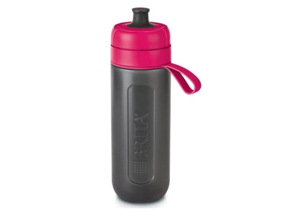 Brita 072230, Vattenfilterflaska, 0,6 l, Svart, Röd